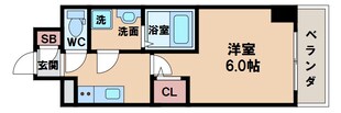 エスリード天王寺ブランシェの物件間取画像